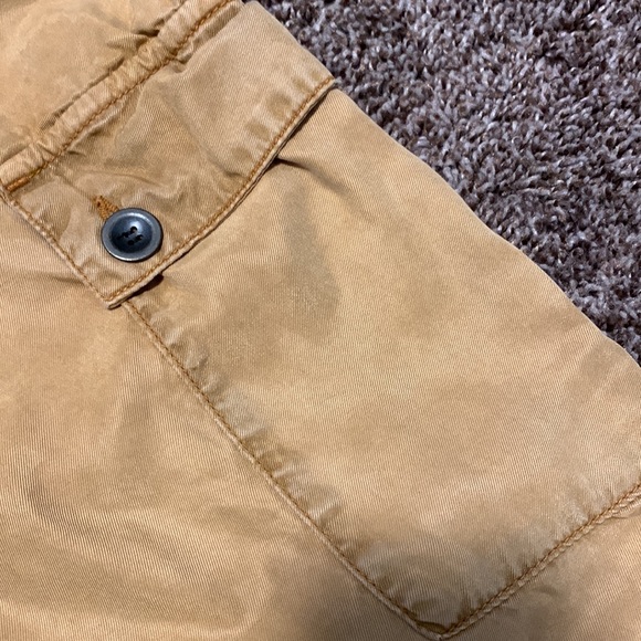 Khaki Flexible Cargo Pants with 4 Pockets - Picture 2 of 5